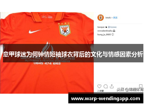 意甲球迷为何钟情短袖球衣背后的文化与情感因素分析