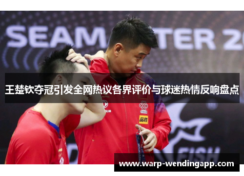 王楚钦夺冠引发全网热议各界评价与球迷热情反响盘点